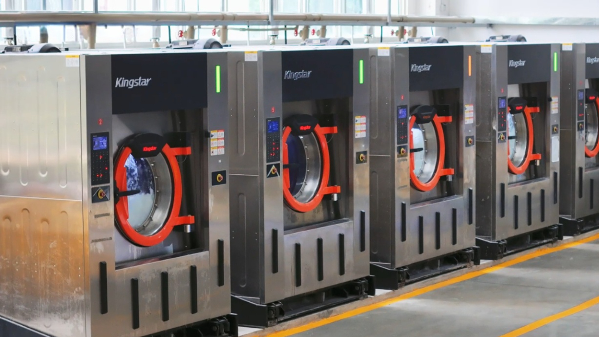 Industrielle Waschmaschine